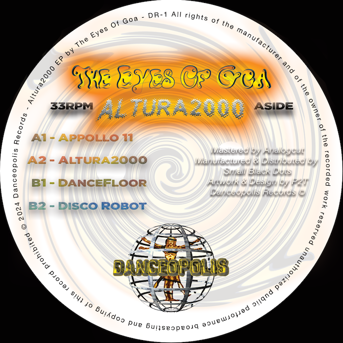 ( DR-1 ) THE EYES OF GOA - Altura2000 ( 12" ) Danceopolis Records